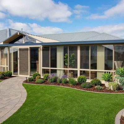 Existing Gable Patio Made Into Glass Room