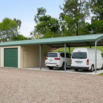 Deluxe Garage With Carport